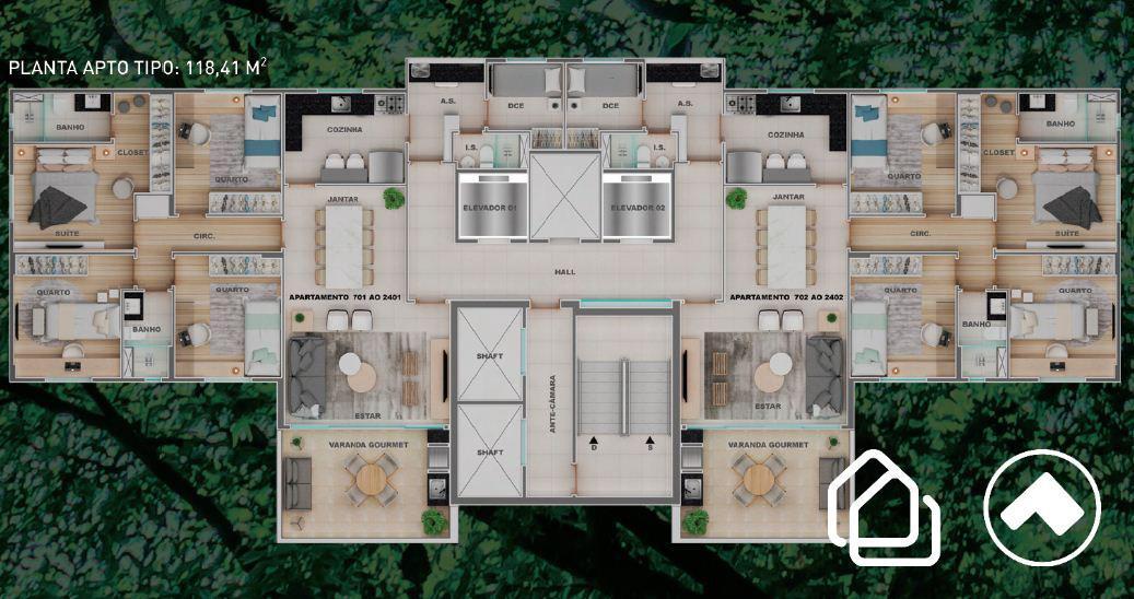 Apartamento, Buritis, 4 Quartos, 4 Vagas, 1 Suíte
