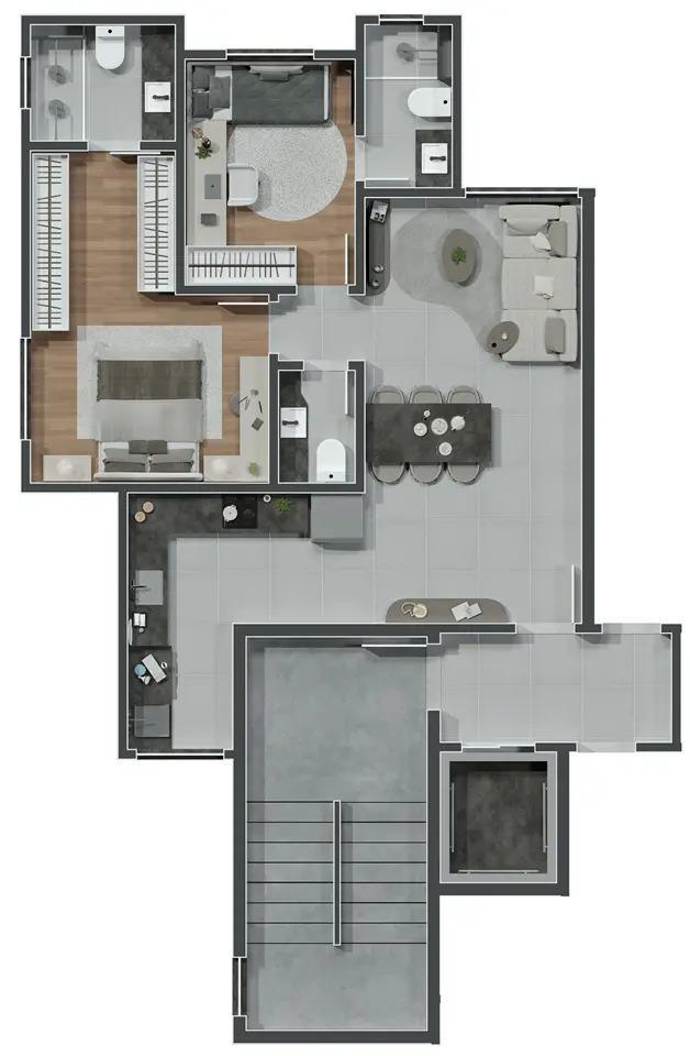 Apartamento, Santo Antônio, 2 Quartos, 2 Vagas, 2 Suítes