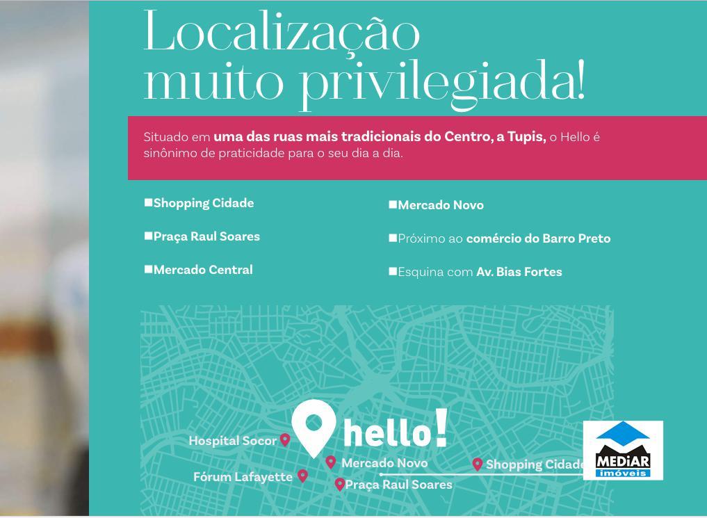 Apartamento, Barro Preto, 2 Quartos, 1 Vaga
