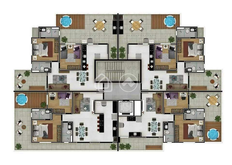 Apartamento, Alto Caiçaras, 2 Quartos, 1 Vaga, 1 Suíte
