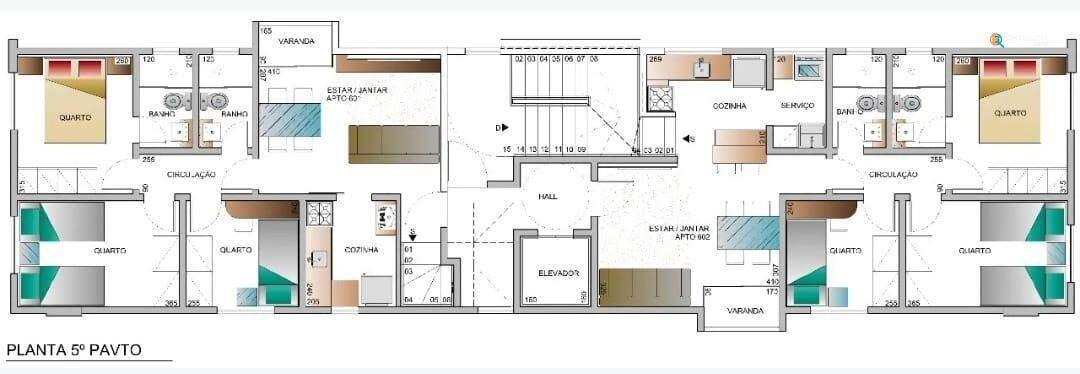 Cobertura, Nova Vista, 3 Quartos, 0 Vaga, 1 Suíte