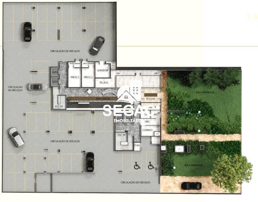 Apartamento, Funcionários, 4 Quartos, 4 Vagas, 2 Suítes