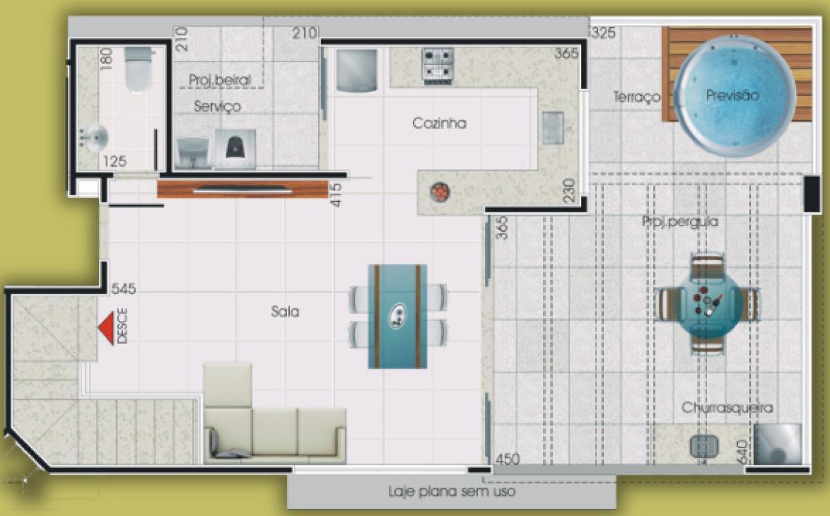 Cobertura, Vila Paris, 4 Quartos, 2 Vagas, 2 Suítes