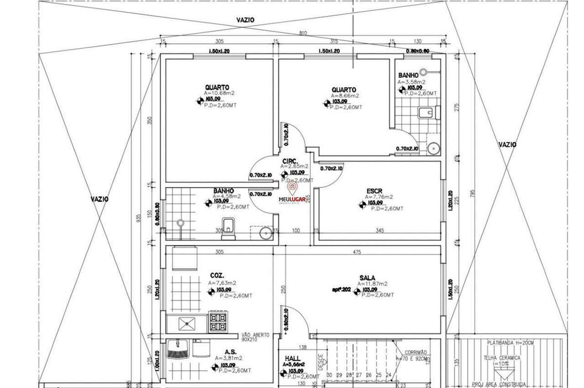 Apartamento, Jardim das Flores, 3 Quartos, 1 Vaga, 1 Suíte
