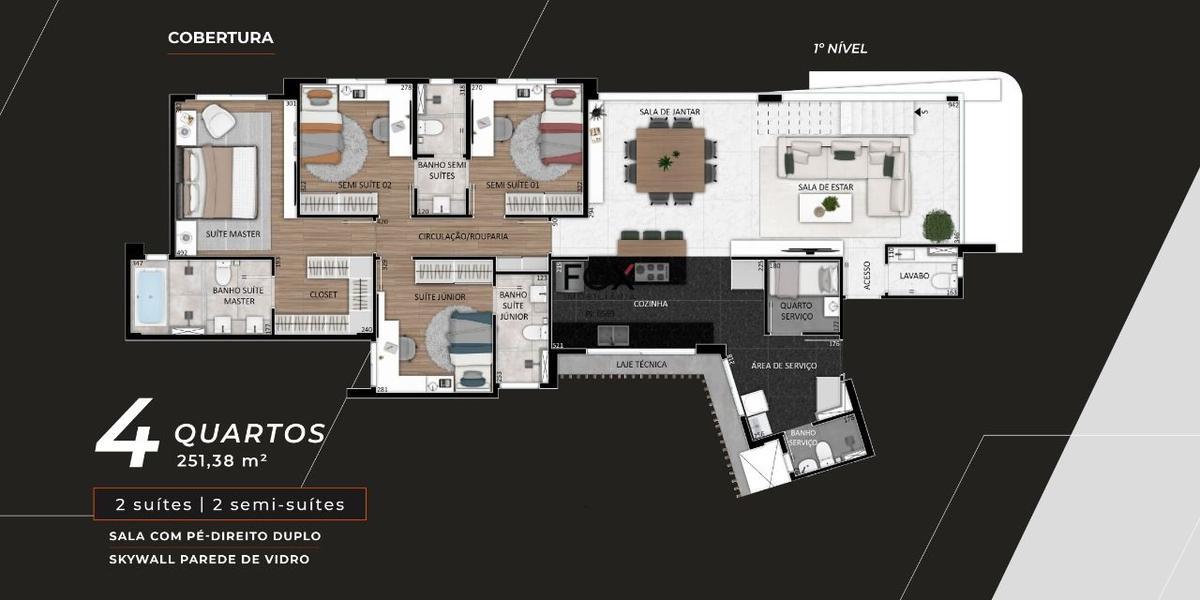 Apartamento, Anchieta, 4 Quartos, 3 Vagas, 2 Suítes
