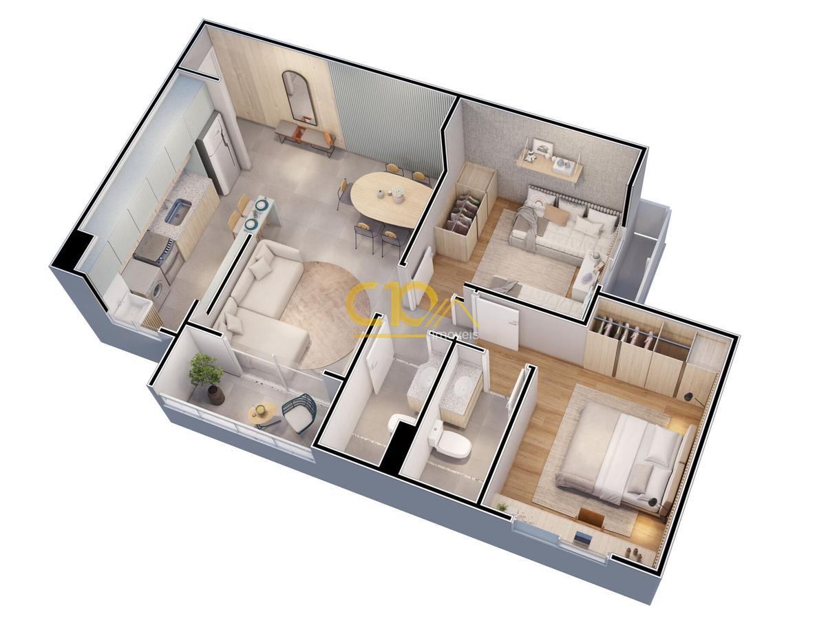 Cobertura, São Bento, 2 Quartos, 2 Vagas, 1 Suíte