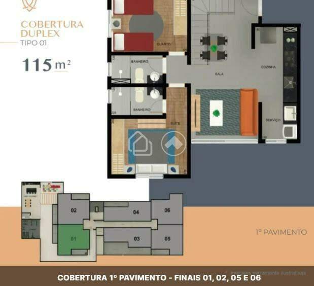 Apartamento, Castelo, 2 Quartos, 1 Vaga, 1 Suíte