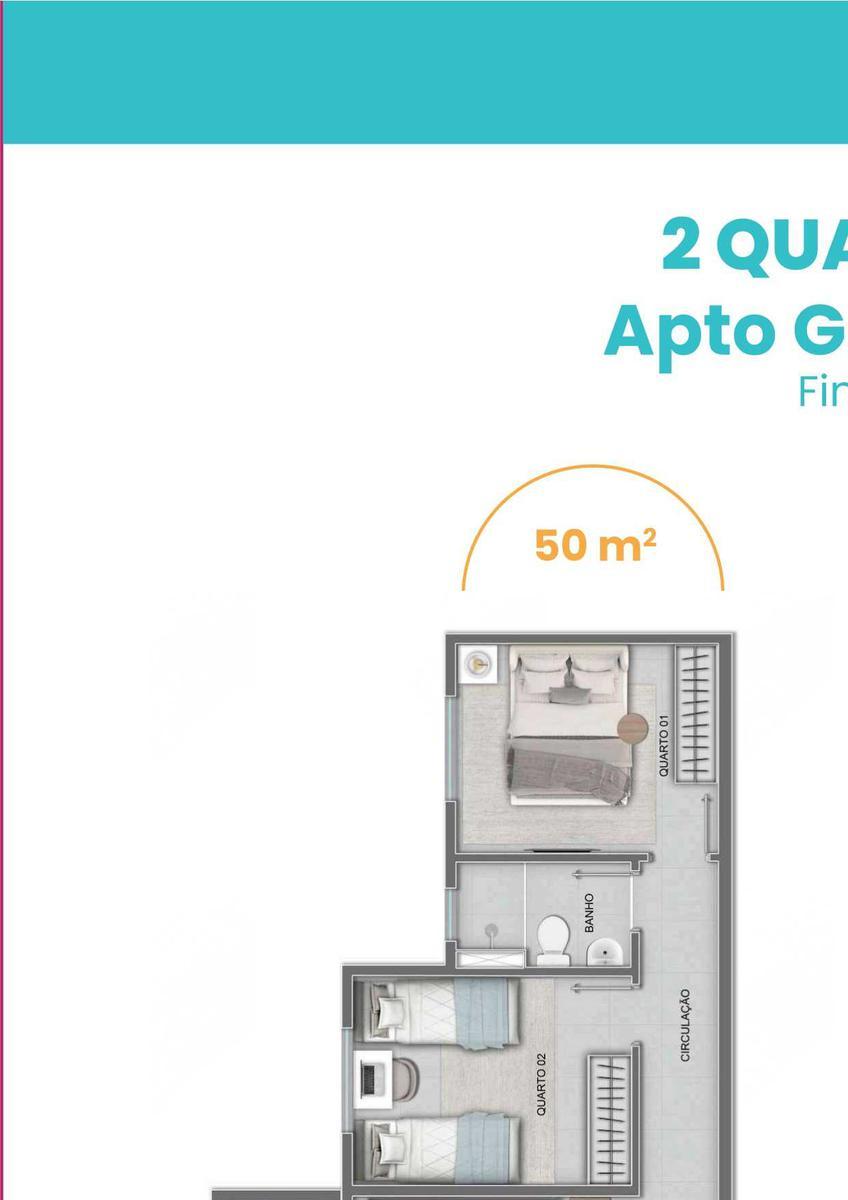 Apartamento, São Gabriel, 2 Quartos, 1 Vaga