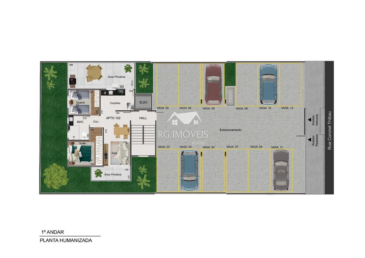 Cobertura, Araguaia, 3 Quartos, 1 Vaga, 1 Suíte