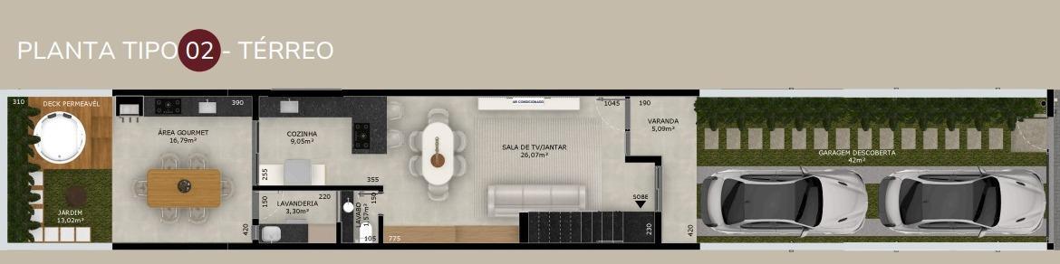 Casa, Céu Azul, 3 Quartos, 2 Vagas, 1 Suíte