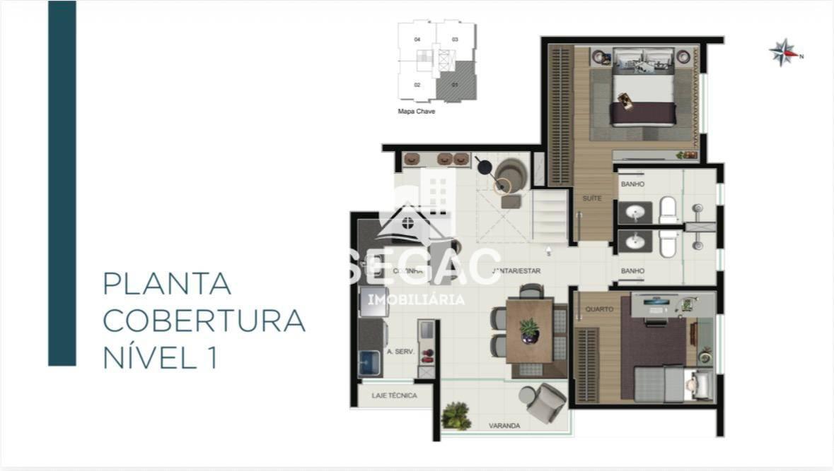 Apartamento, Nova Suíssa, 2 Quartos, 2 Vagas, 1 Suíte