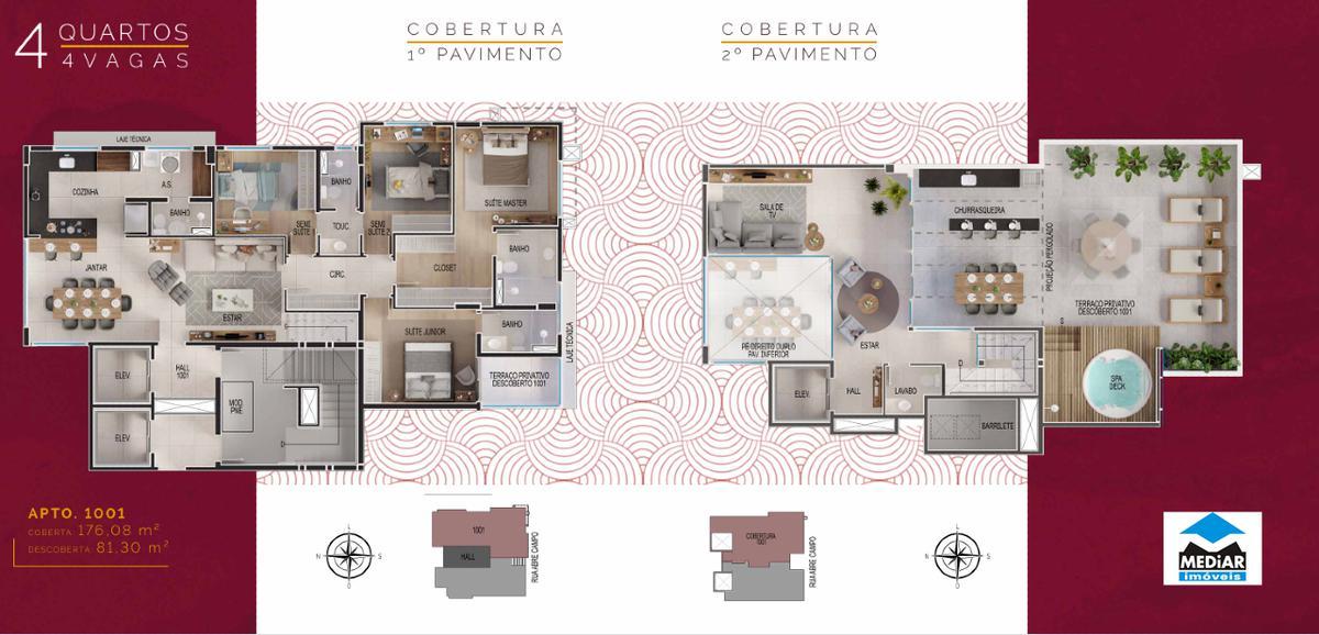 Cobertura, Santo Antônio, 4 Quartos, 4 Vagas, 1 Suíte