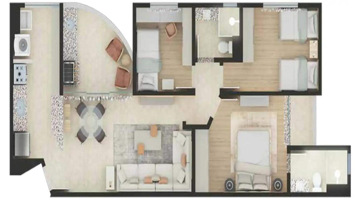 Cobertura, Floresta, 3 Quartos, 3 Vagas, 1 Suíte