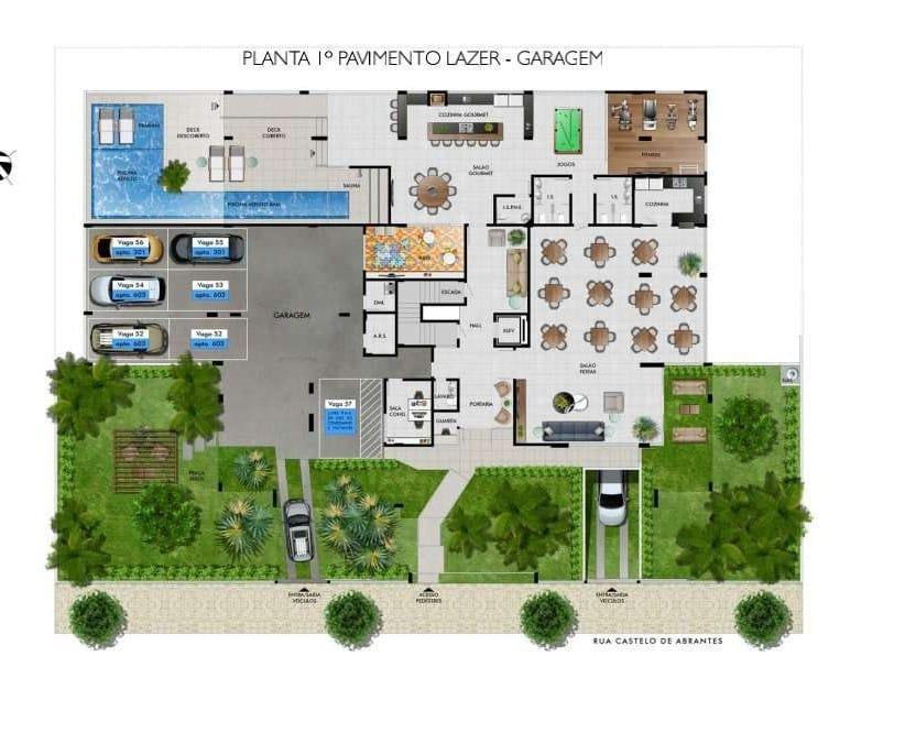 Apartamento, Castelo, 4 Quartos, 3 Vagas, 3 Suítes