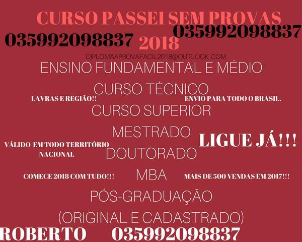 Curso Válido: Médio,técnico e Superior