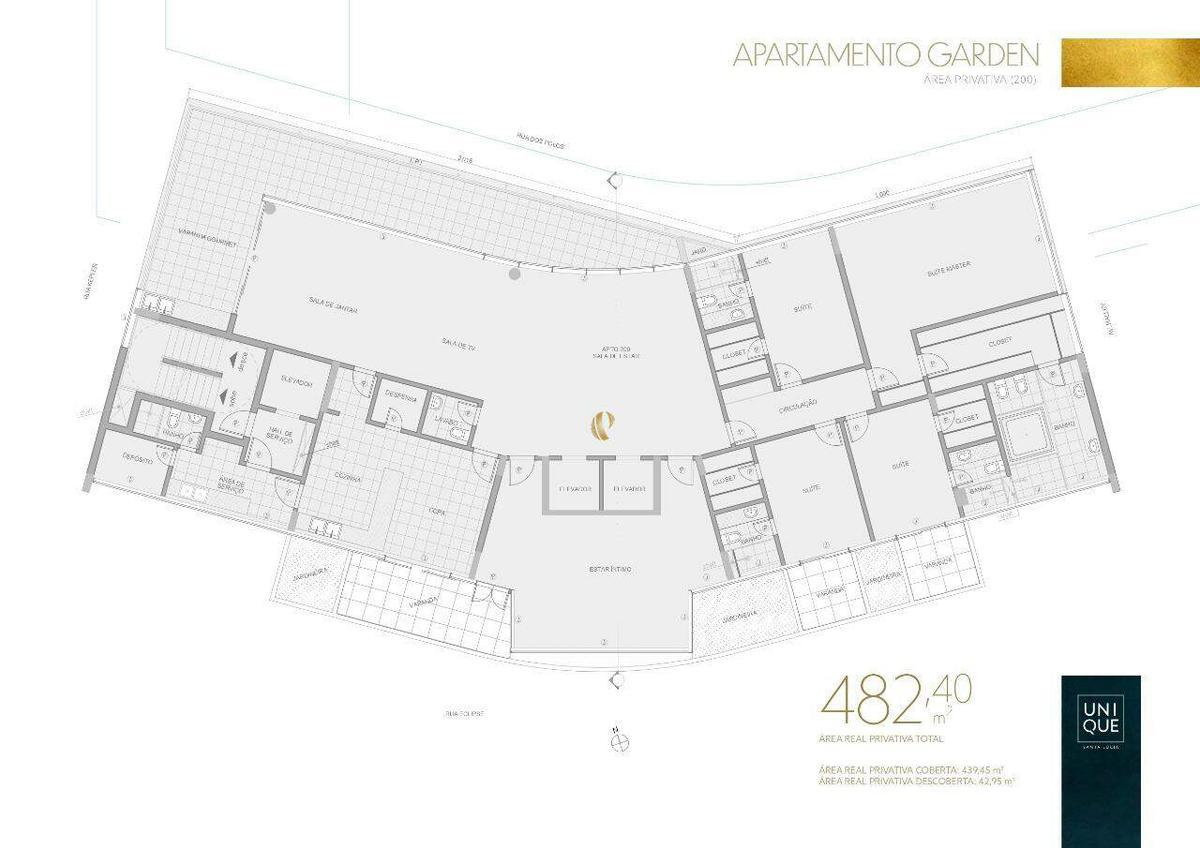 Apartamento, Santa Lúcia, 4 Quartos, 6 Vagas, 4 Suítes