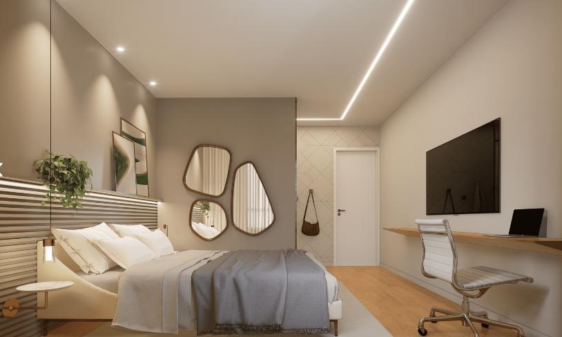 Apartamento, Vila da Serra, 4 Quartos, 2 Vagas, 2 Suítes