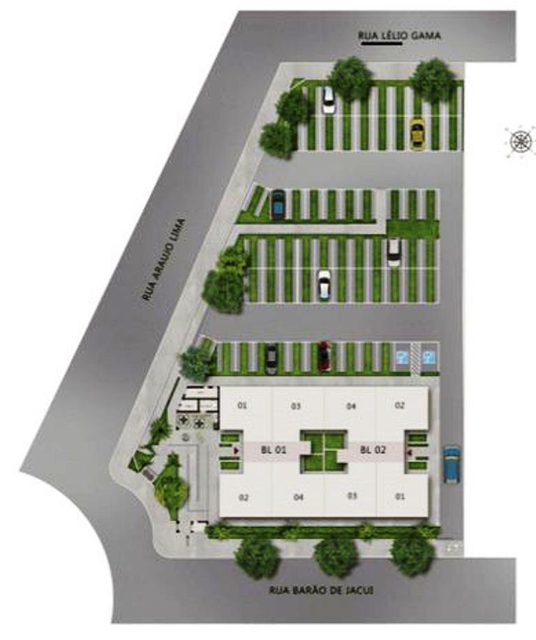 Apartamento, Planalto, 2 Quartos, 1 Vaga