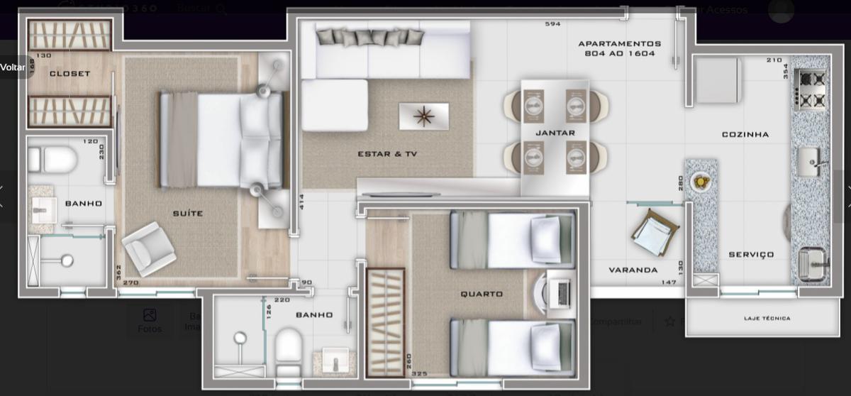 Apartamento, Cidade Nova, 2 Quartos, 2 Vagas, 1 Suíte