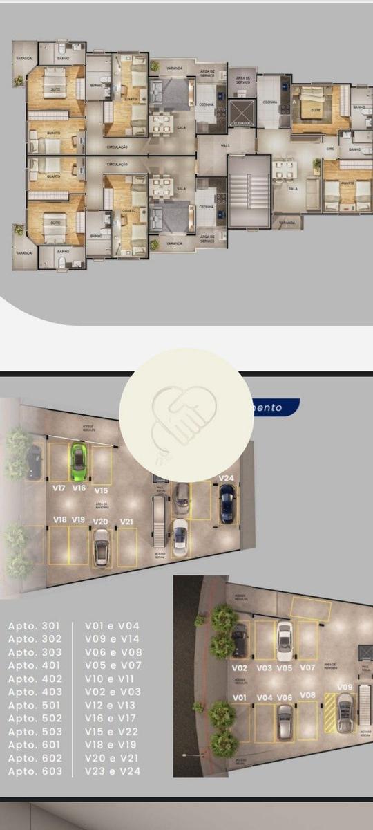 Apartamento, Riacho das Pedras, 3 Quartos, 2 Vagas, 1 Suíte