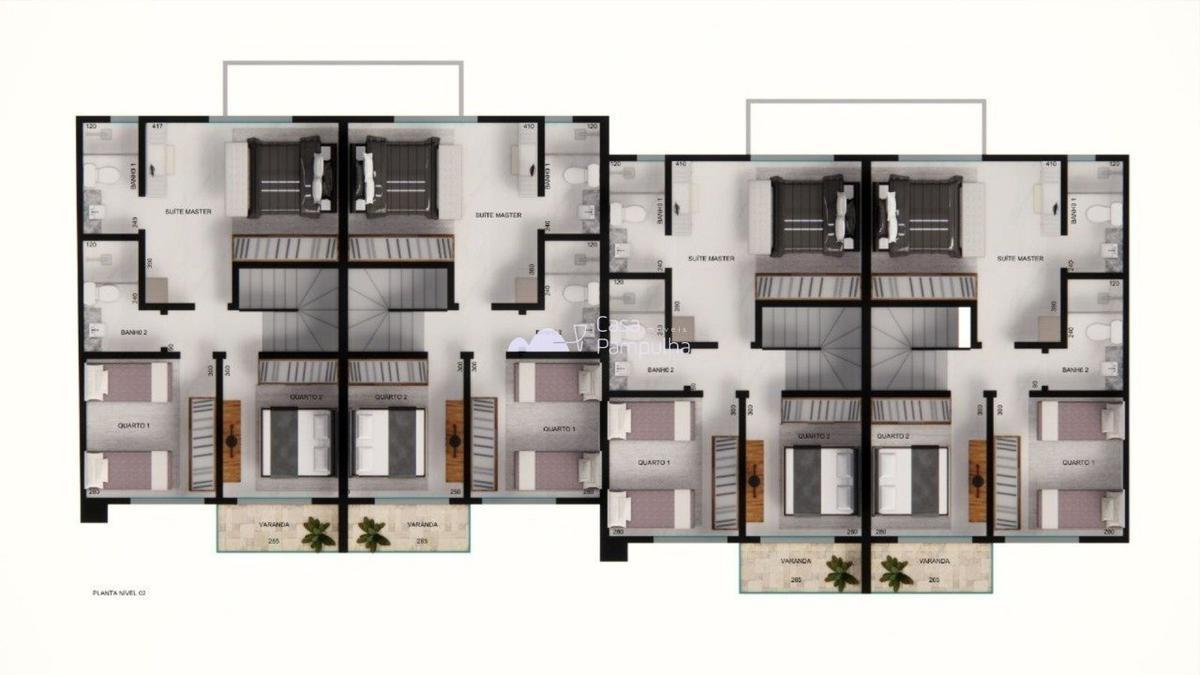 Casa, Letícia, 3 Quartos, 1 Vaga, 1 Suíte