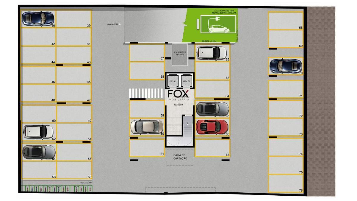 Apartamento, Funcionários, 3 Quartos, 2 Vagas, 1 Suíte