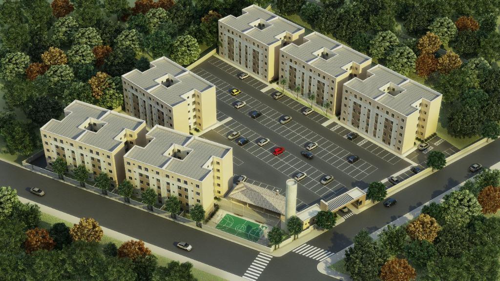 Apartamento, Paciência, 2 Quartos, 1 Vaga