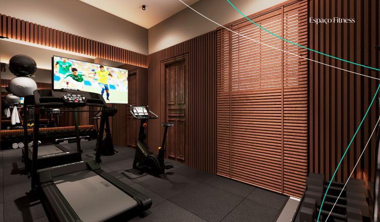 Cobertura, Lourdes, 1 Quarto, 2 Vagas