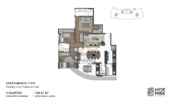 Apartamento, Lagoa dos Ingleses, 5 Quartos