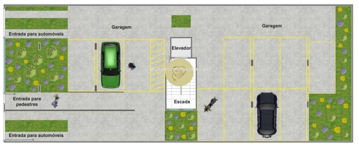 Apartamento, Diamante, 3 Quartos, 2 Vagas, 1 Suíte