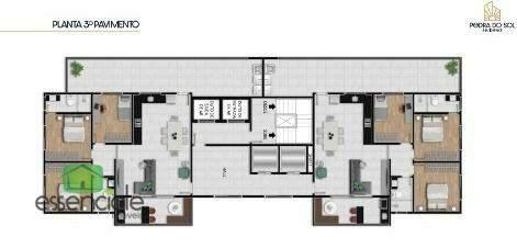 Apartamento, Centro, 3 Quartos, 2 Vagas, 1 Suíte