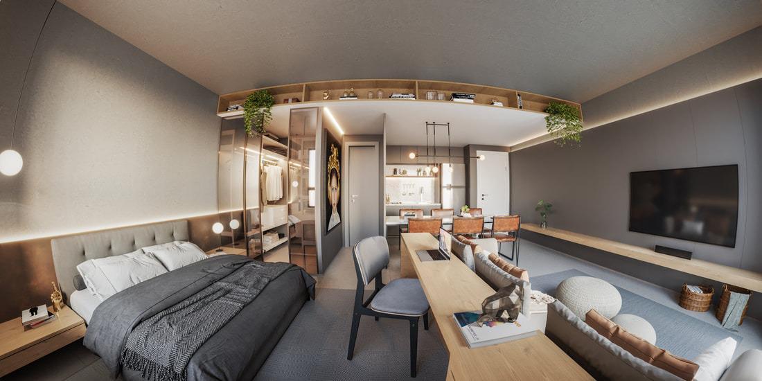 Quitinete, Brasiléia, 1 Quarto, 1 Vaga