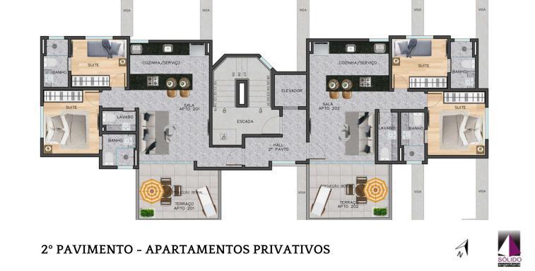 Apartamento, Anchieta, 2 Quartos, 2 Vagas, 2 Suítes