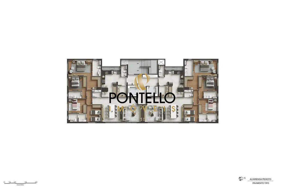 Apartamento, Santo Agostinho, 4 Quartos, 2 Vagas, 2 Suítes