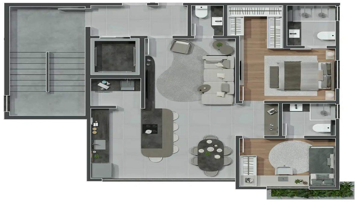 Cobertura, Santo Antônio, 2 Quartos, 2 Vagas, 2 Suítes