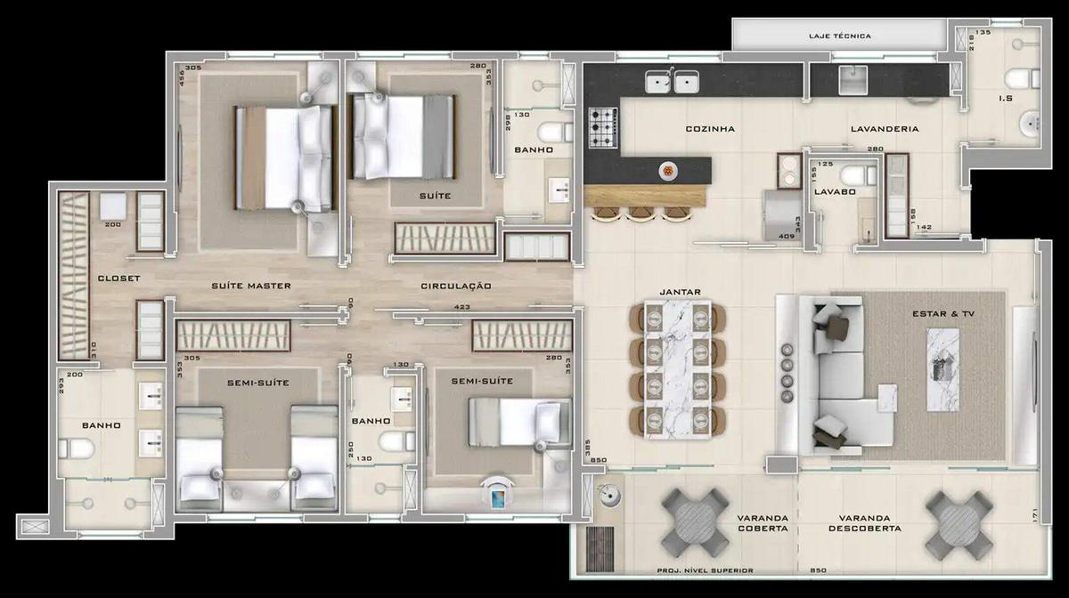 Apartamento, Cidade Nova, 4 Quartos, 3 Vagas, 2 Suítes