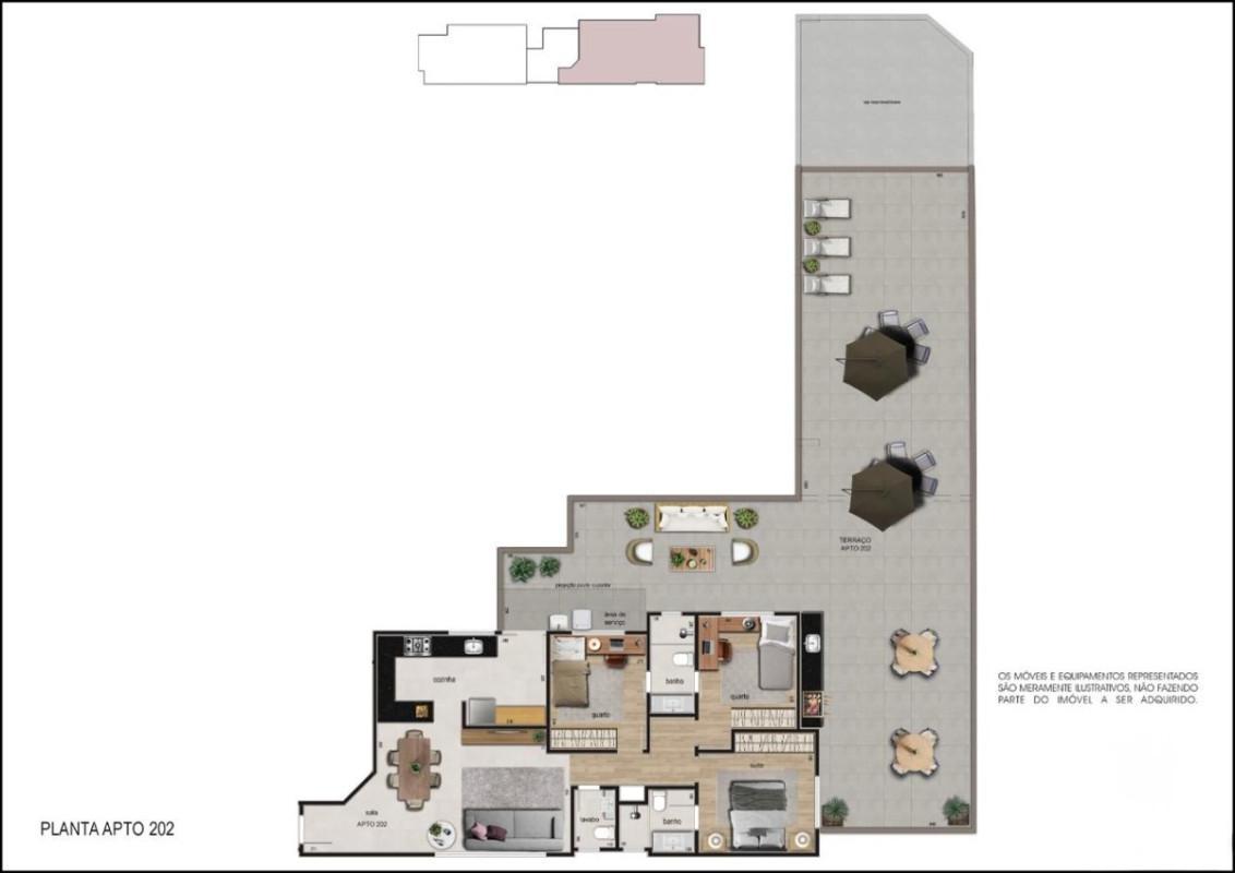 Apartamento, Calafate, 3 Quartos, 3 Vagas, 1 Suíte