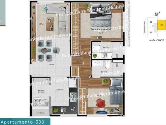 Apartamento, Serra, 2 Quartos, 2 Vagas, 2 Suítes