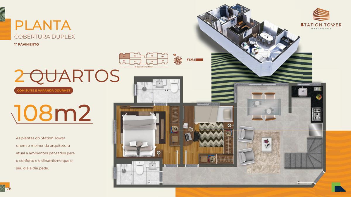 Apartamento, Fernão Dias, 2 Quartos, 1 Vaga, 1 Suíte