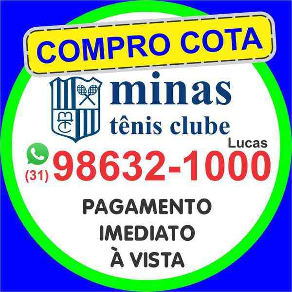 Compro Cota do Minas Tenis Clube 9 8632-1000