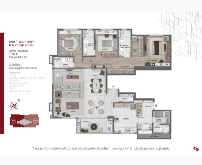 Apartamento, Savassi, 3 Quartos, 2 Vagas, 3 Suítes