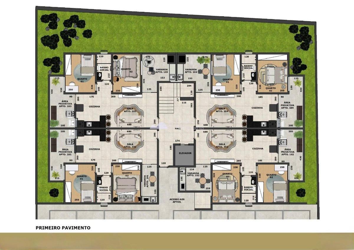 Apartamento, Santa Mônica, 2 Quartos, 1 Vaga, 1 Suíte