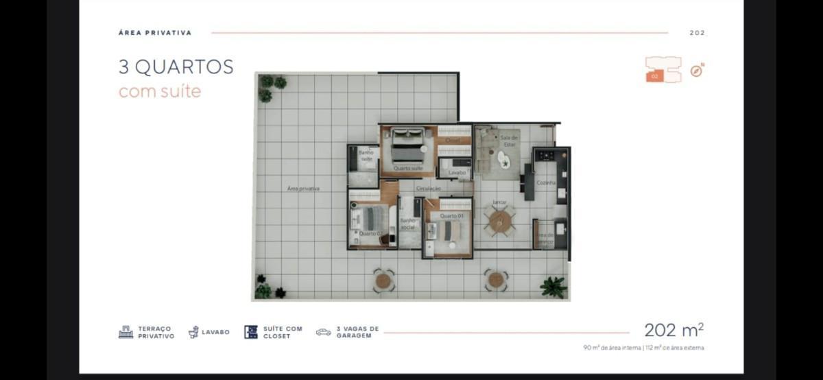 Apartamento, Cidade Nova, 3 Quartos, 2 Vagas, 1 Suíte
