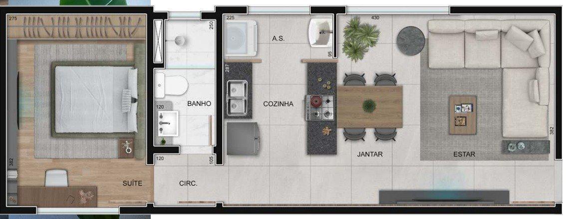 Apartamento, Cruzeiro, 2 Quartos, 2 Vagas, 2 Suítes