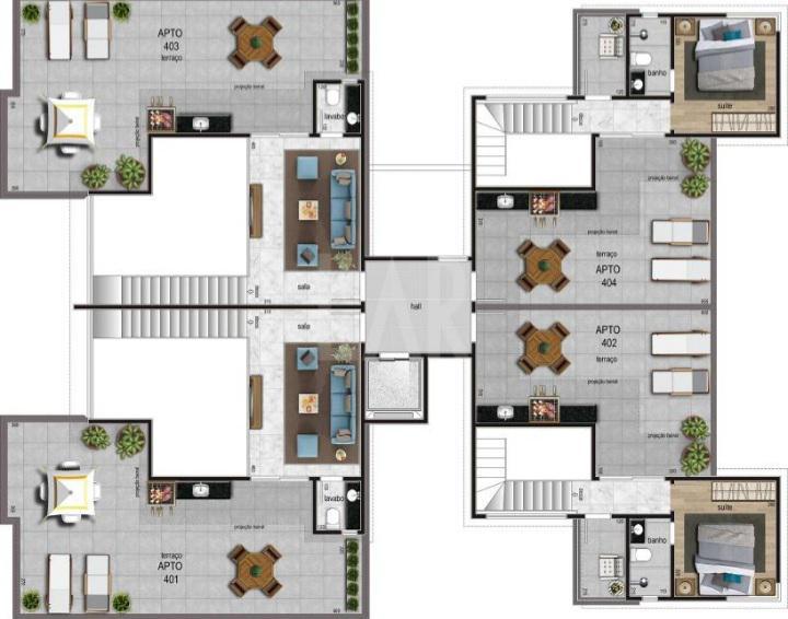 Cobertura, Itapoã, 3 Quartos, 2 Vagas, 1 Suíte