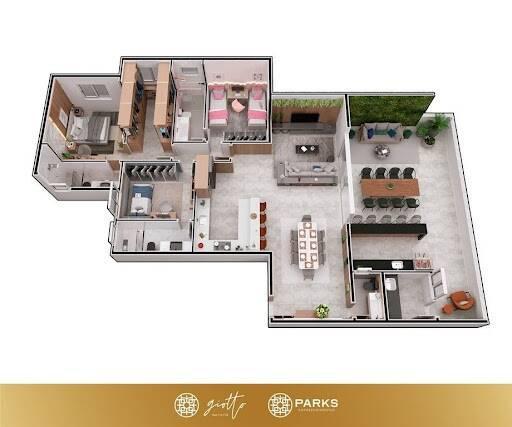 Apartamento, Imbaúbas, 3 Quartos, 2 Vagas, 1 Suíte