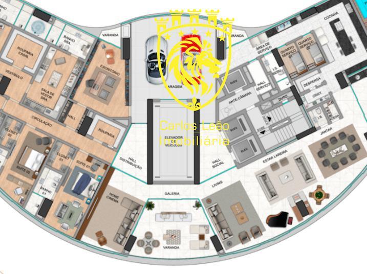 Apartamento, Jardim da Torre, 4 Quartos, 2 Vagas