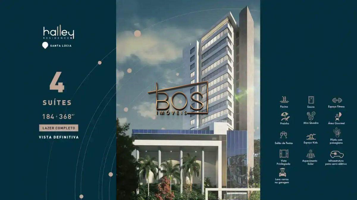 Apartamento, Santa Lúcia, 4 Quartos, 4 Vagas, 4 Suítes