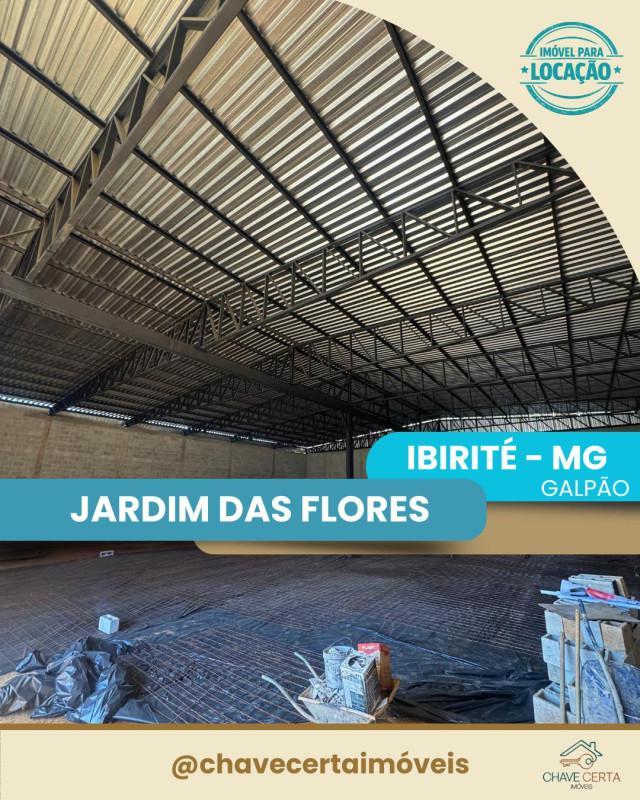 Galpão, Jardim das Flores, 0 Quarto, 0 Vaga