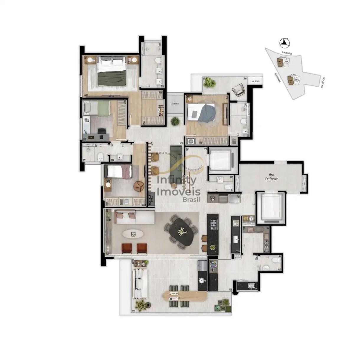 Apartamento, Vale do Sereno, 4 Quartos
